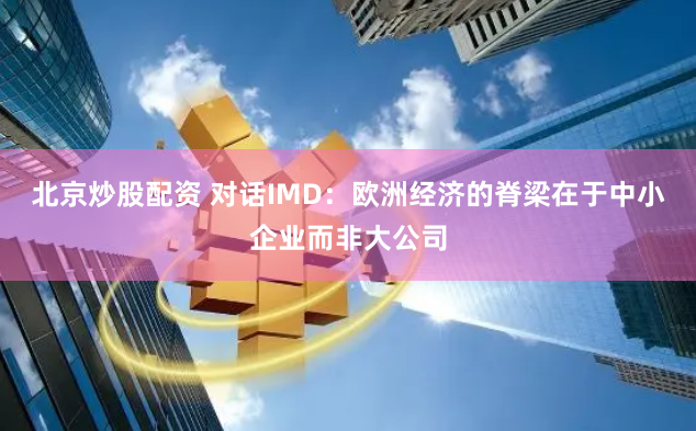 北京炒股配资 对话IMD：欧洲经济的脊梁在于中小企业而非大公司
